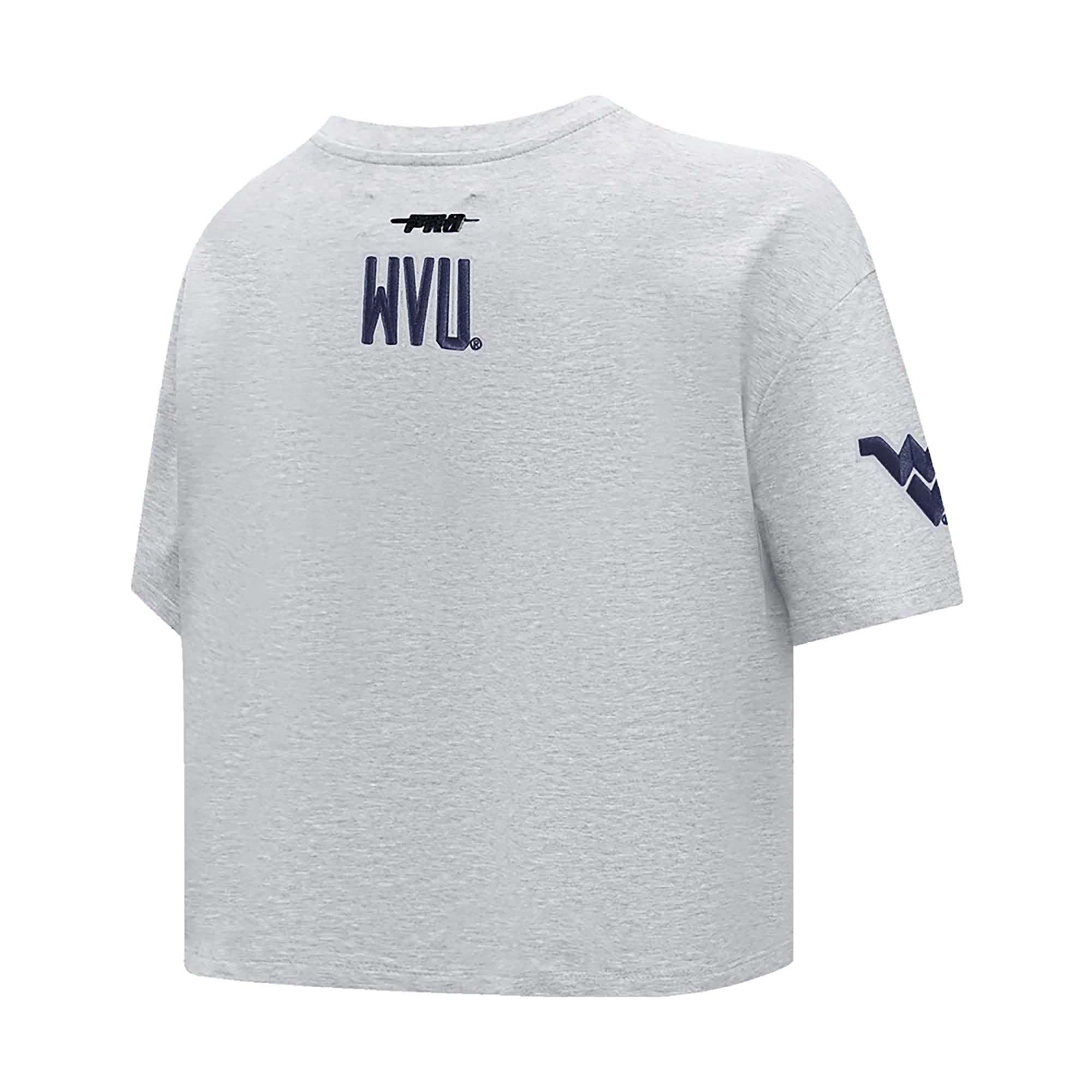Pro Standard Women's West Virginia Mountaineers Classic Chenille Boxy T-Shirt product image