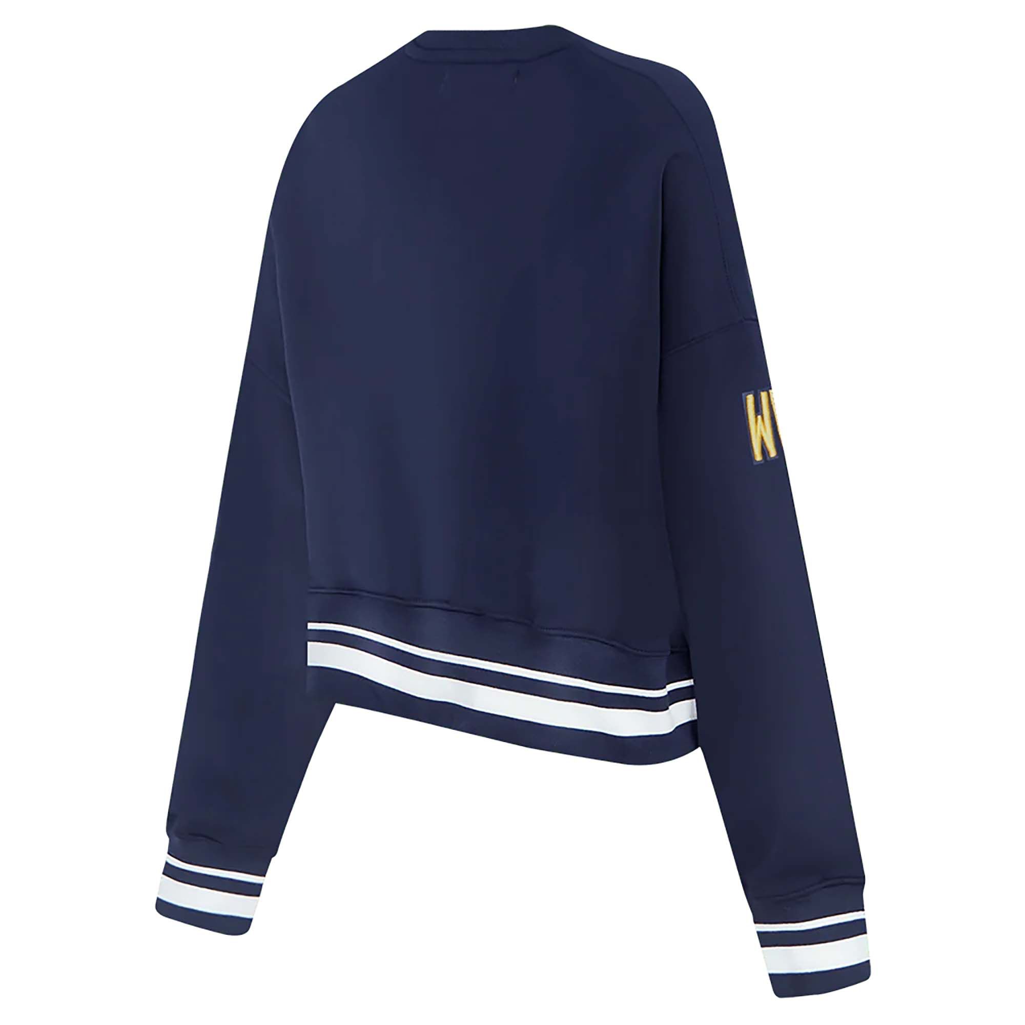 Pro Standard Women's West Virginia Mountaineers Classic Chenille Crewneck Sweatshirt product image