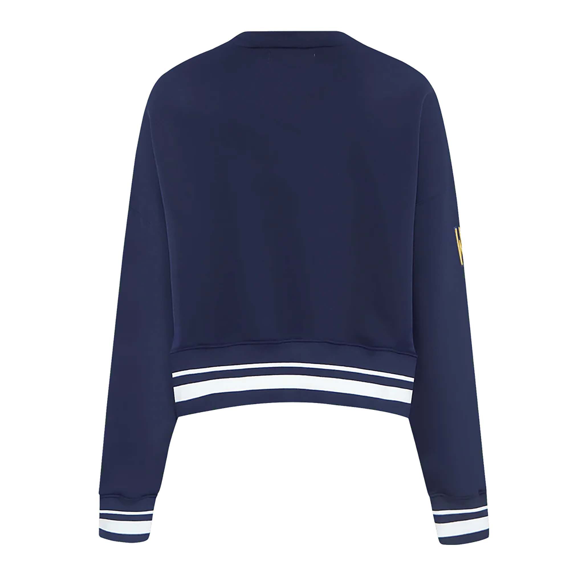 Pro Standard Women's West Virginia Mountaineers Classic Chenille Crewneck Sweatshirt product image