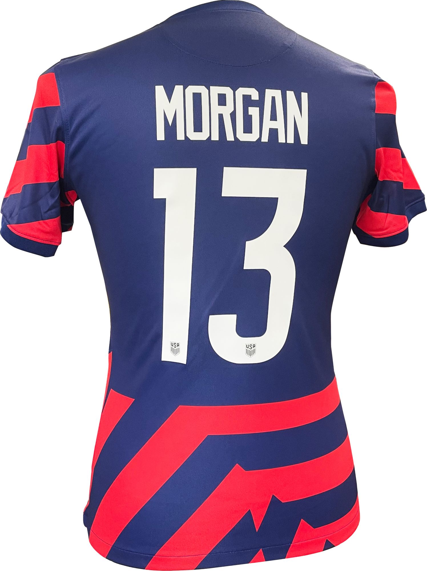 Nike Women's USWNT '21 Alex Morgan #13 Breathe Stadium Away Replica Jersey