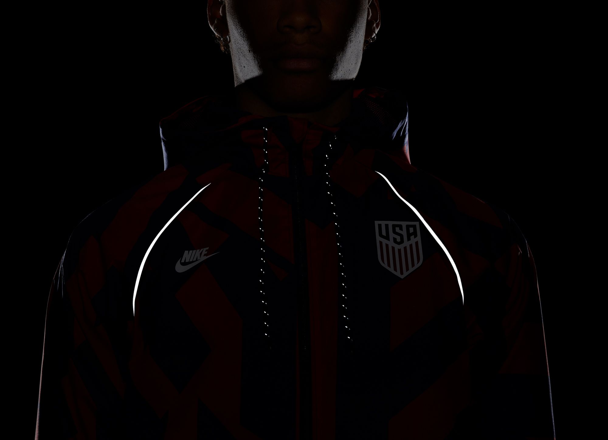 Nike Men's USA Soccer AWF Red Jacket product image