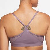 Nike Indy Light-Support Padded V-Neck Sports Bra The Nike Dri-FIT Indy  Sports Bra makes simple support even easier with straps that adjust in the  front. Soft fabric is designed for breathability on