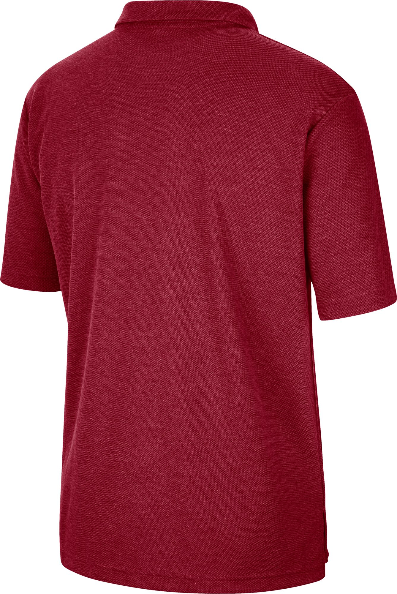 Jordan Men's Oklahoma Sooners Crimson Football Team Issue Polo product image