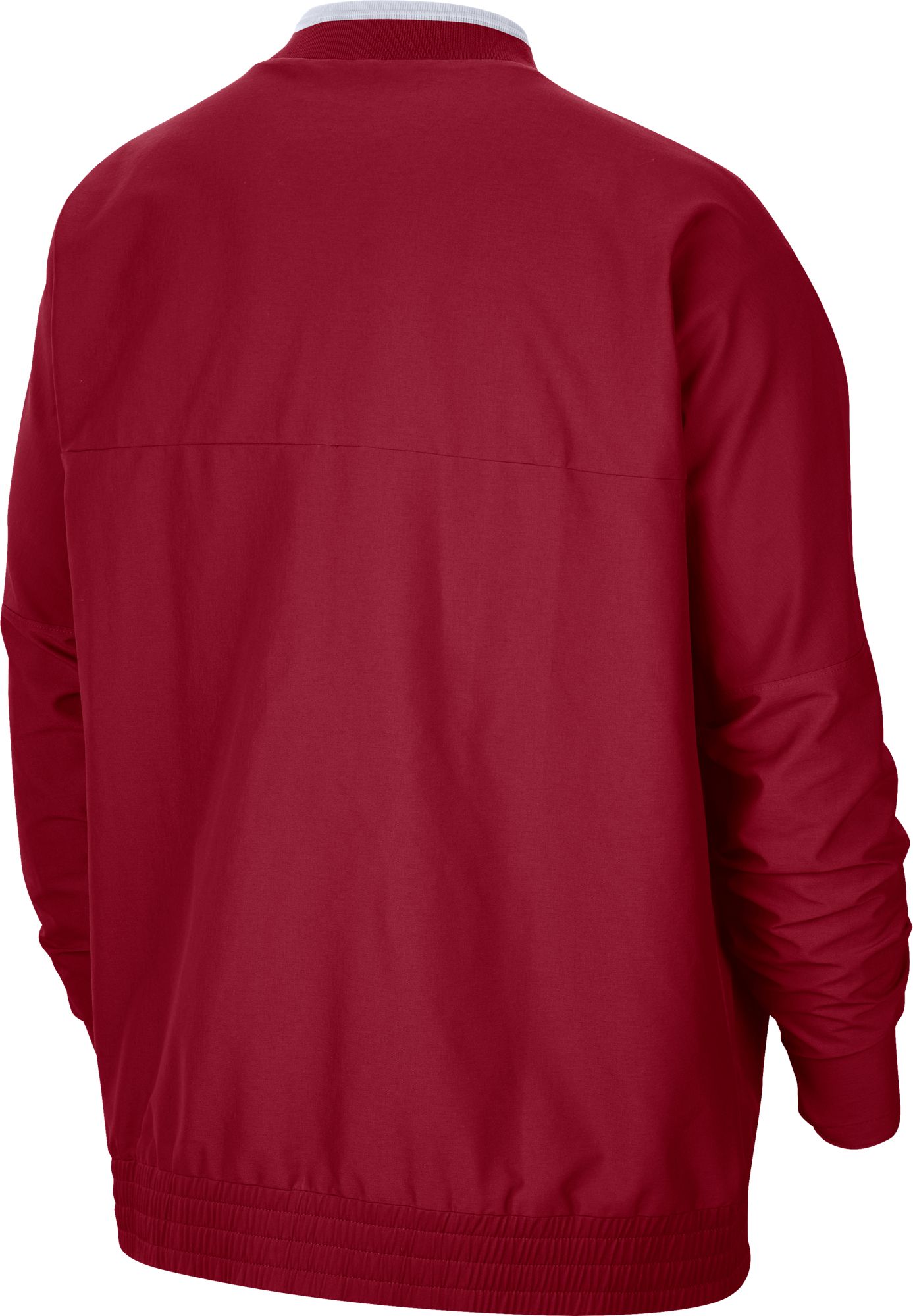 Jordan Men's Oklahoma Sooners Crimson Football Sideline Coach Lightweight Jacket product image
