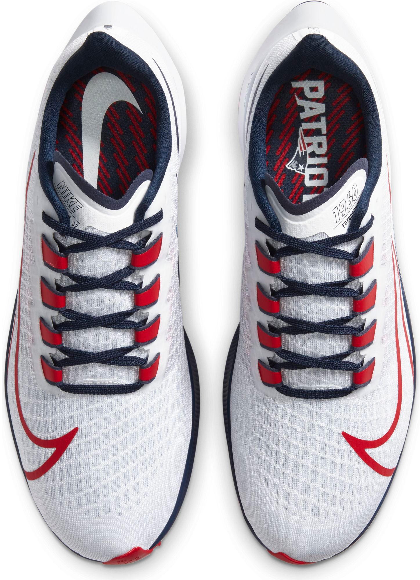 new england patriots nike air zoom pegasus 36 running shoes