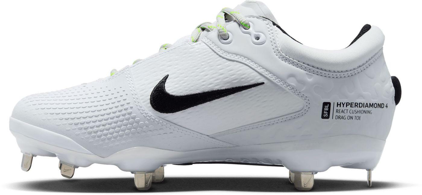 Nike Women s Hyperdiamond 4 Elite Metal Fastpitch Softball Cleats Dick s Sporting Goods