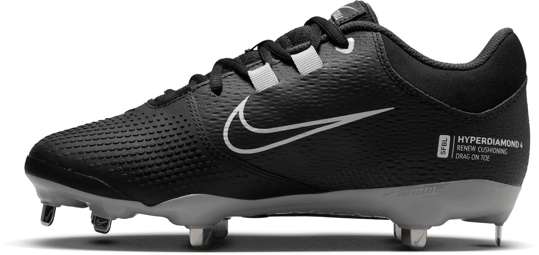 Nike Women's Hyperdiamond 4 Pro Metal Fastpitch Softball Cleats