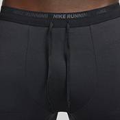 NIKE Storm Fit Phenom Elite Tights Pants Medium Mens Black Silver