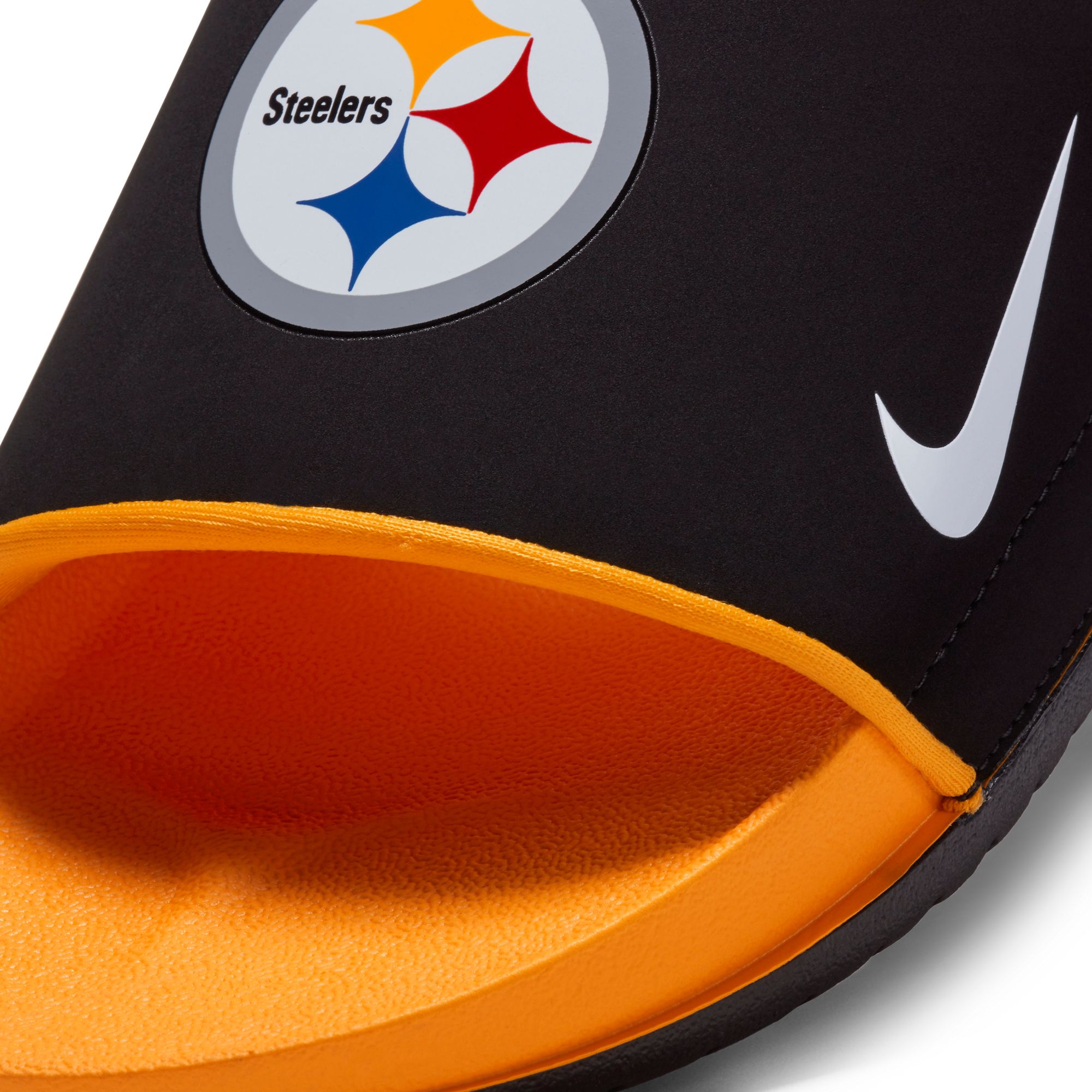 steelers nike slides