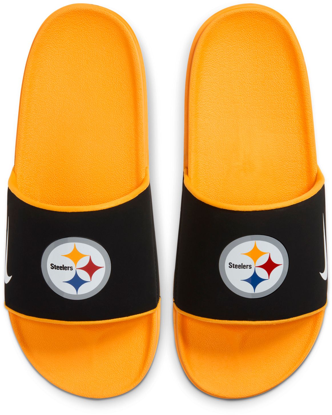 steelers nike slides