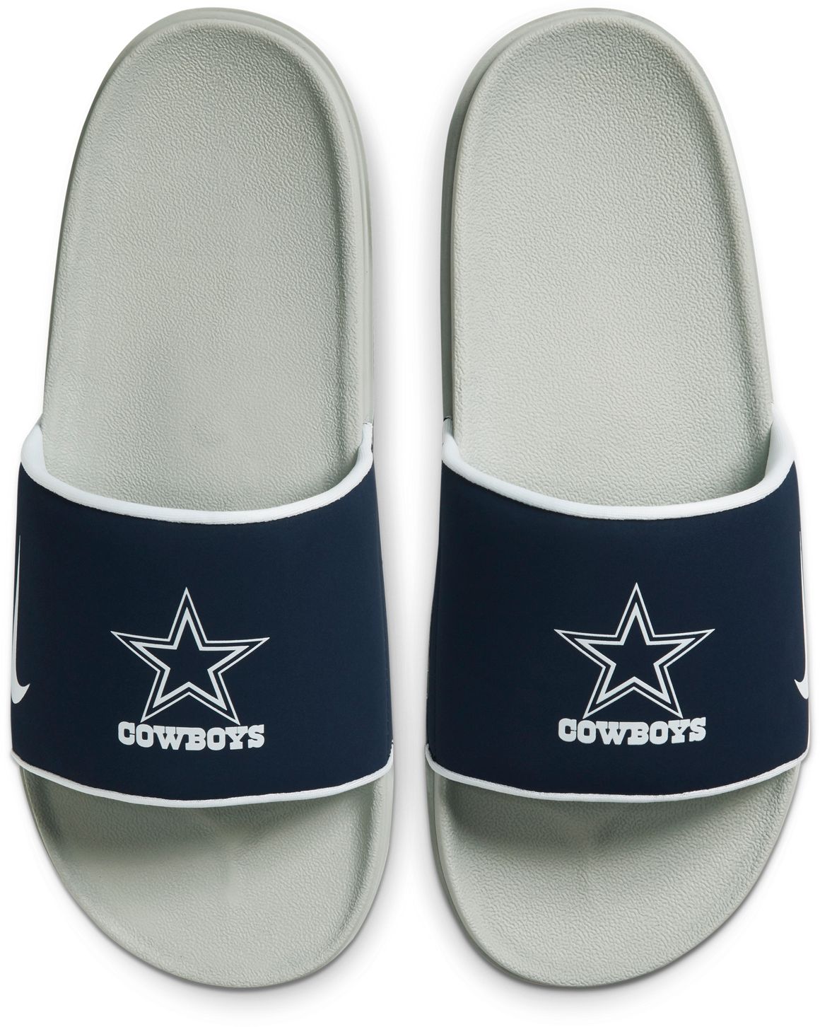 cowboys nike slides