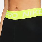 Nike Nike Pro Women's Mid-Rise Mesh-Paneled Leggings BLACK/WHITE