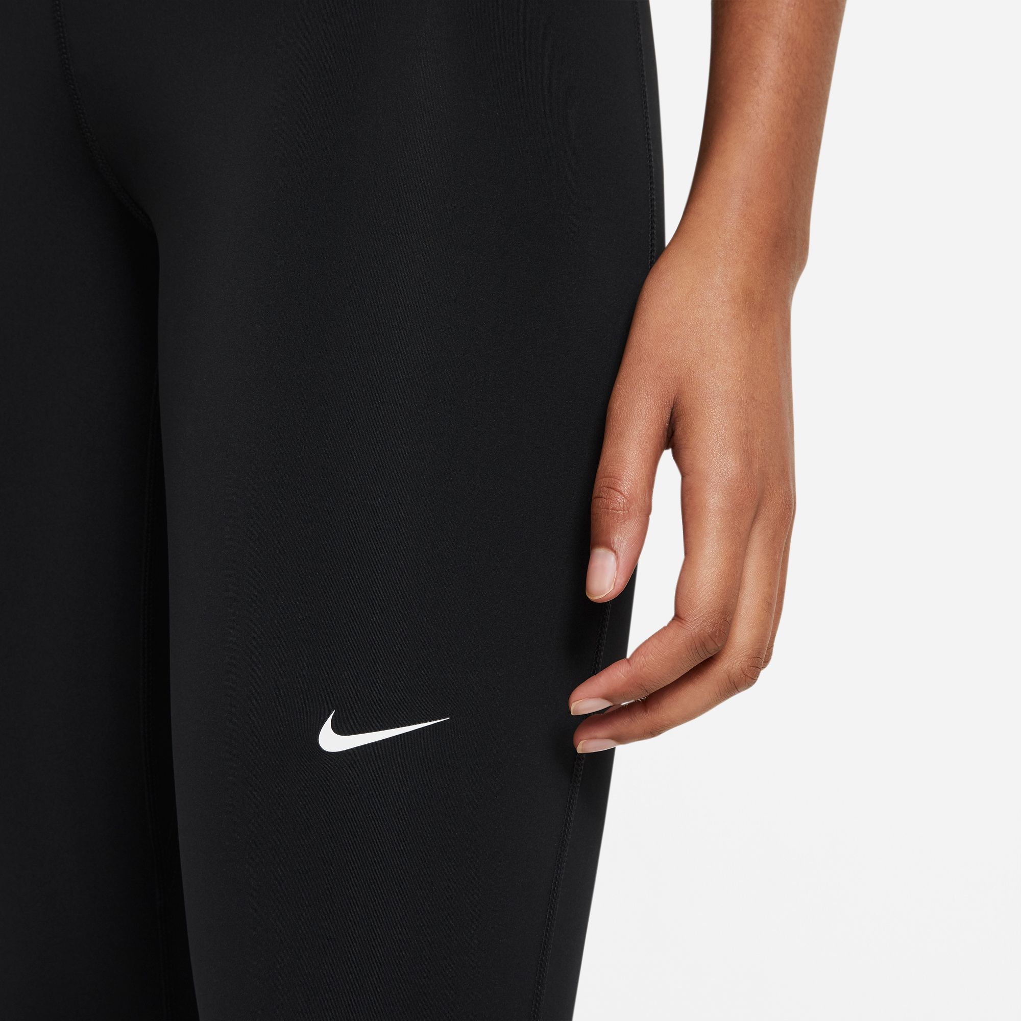 Nike Pro Women's Mid-Rise Mesh-Panelled Leggings