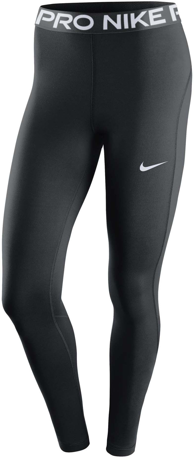 Nike Women's Pro Mid-Rise Mesh-Paneled Leggings product image