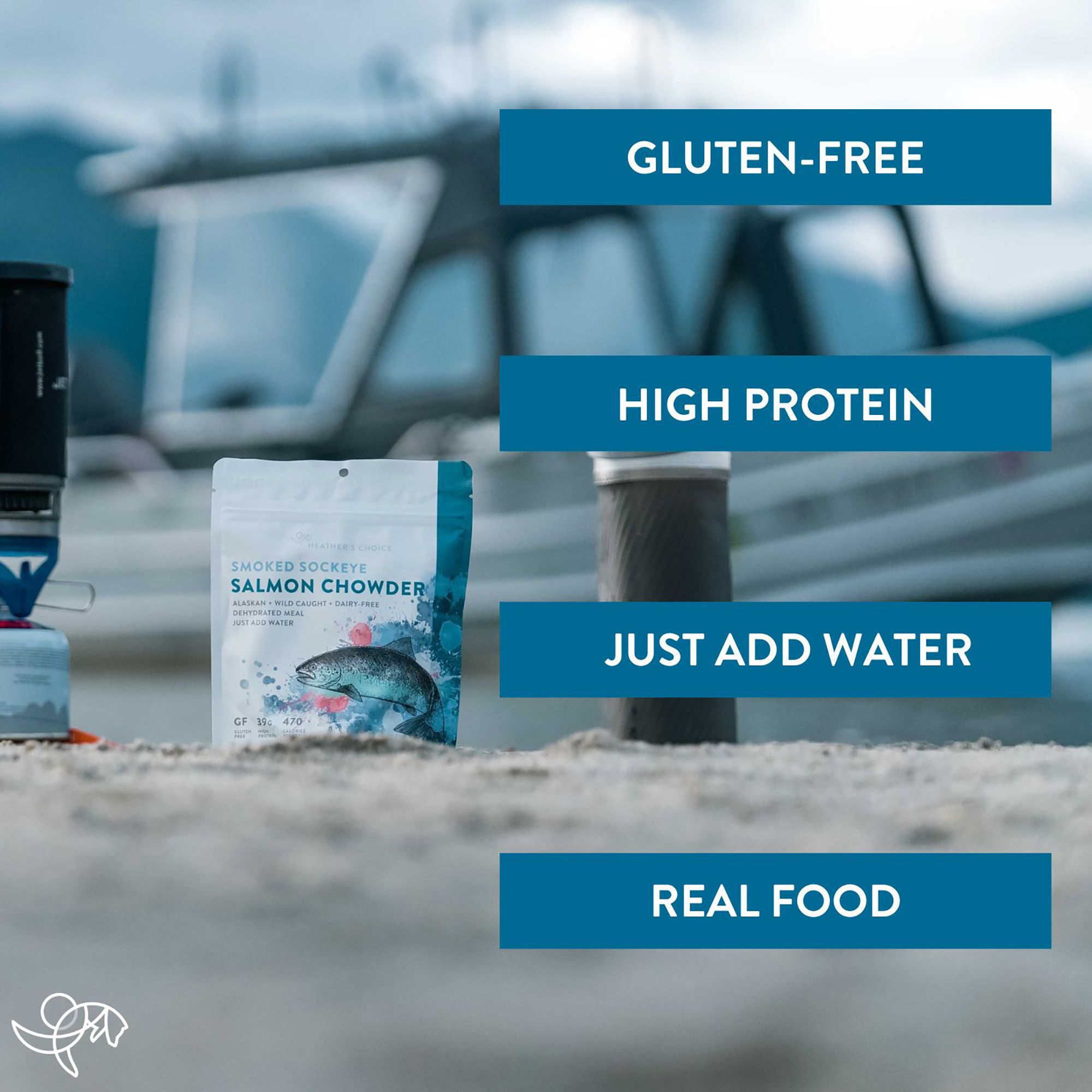 Heather's Choice Smoked Sockeye Salmon Chowder Publiclands