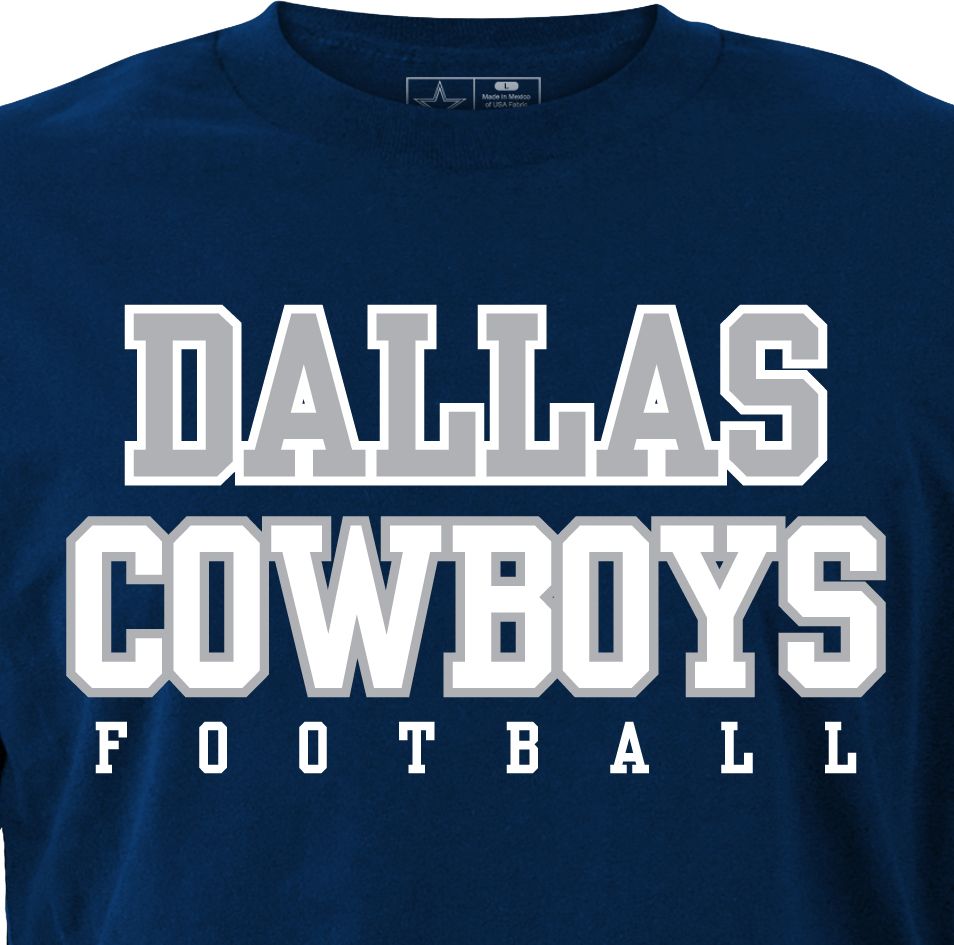 Dallas Cowboys Merchandising Men's Practice Navy T-Shirt product image