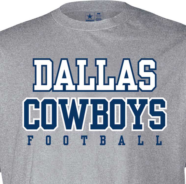 Dallas Cowboys Youth Practice Grey T-Shirt product image