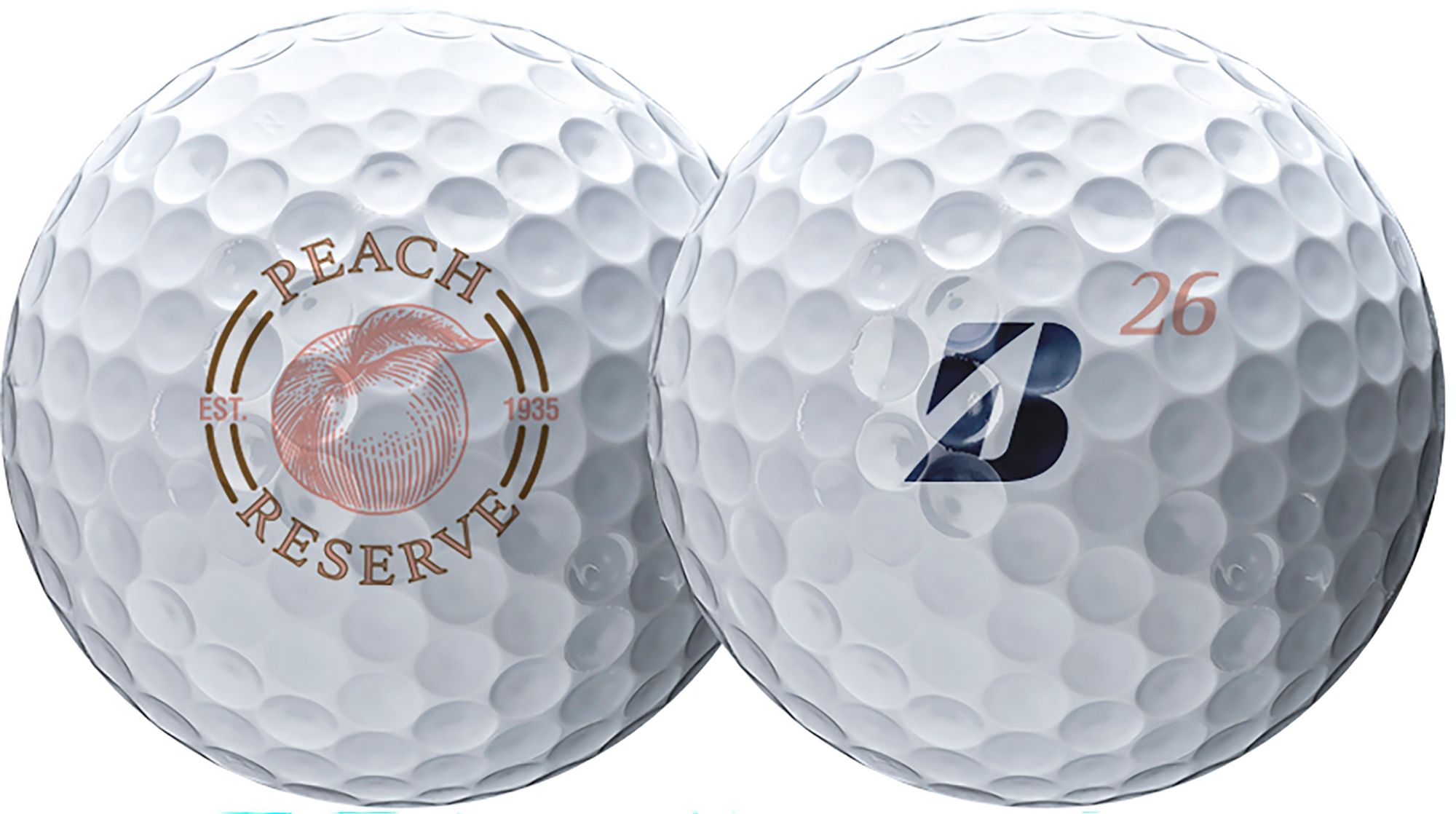 Bridgestone 2026 Tour B RX Peach Reserve Golf Balls product image