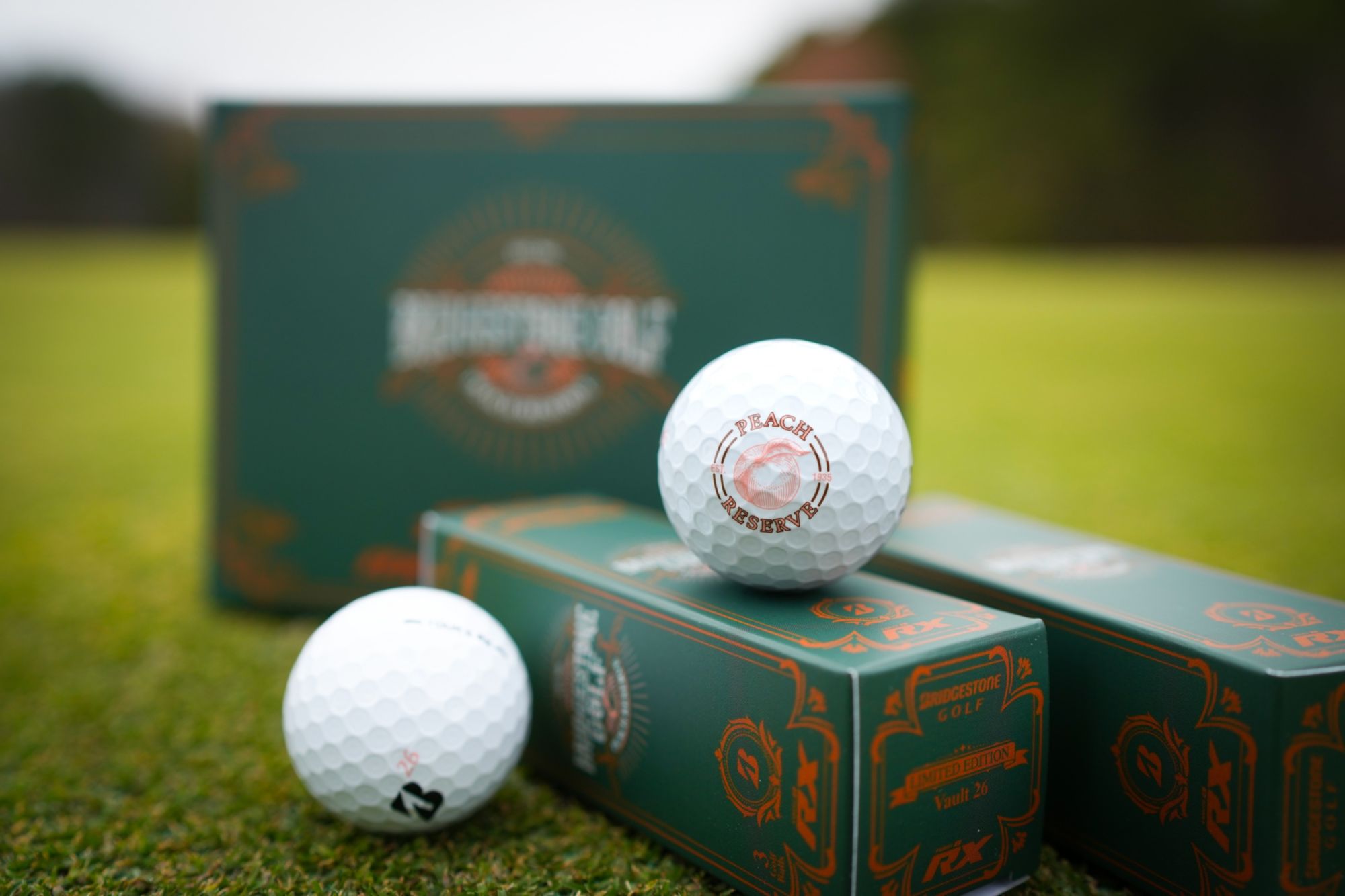 Bridgestone 2026 Tour B RX Peach Reserve Golf Balls product image