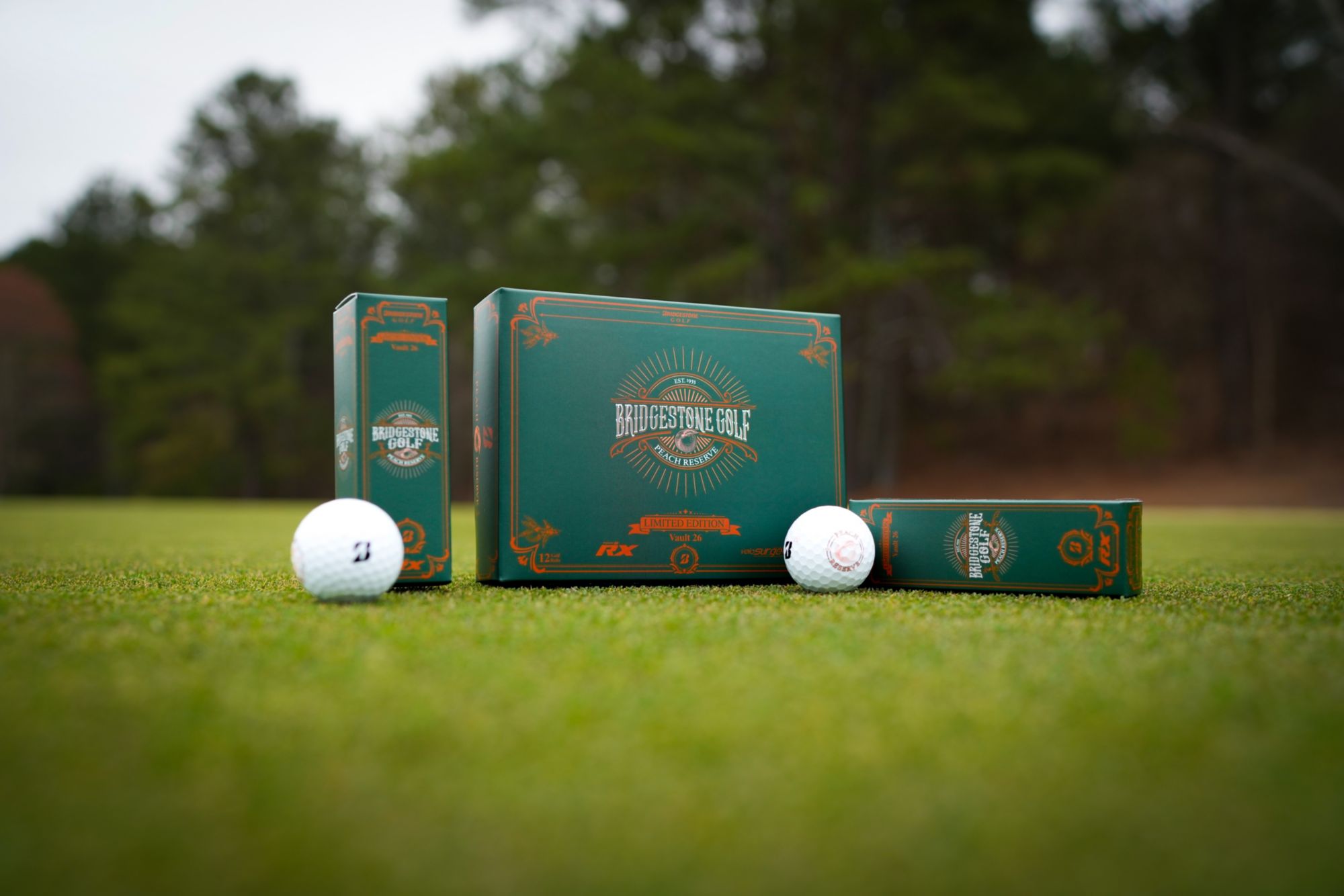 Bridgestone 2026 Tour B RX Peach Reserve Golf Balls product image