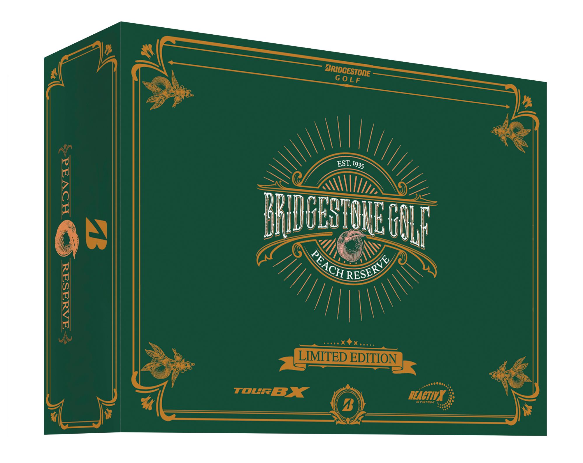 Bridgestone 2026 Tour B RX Peach Reserve Golf Balls product image