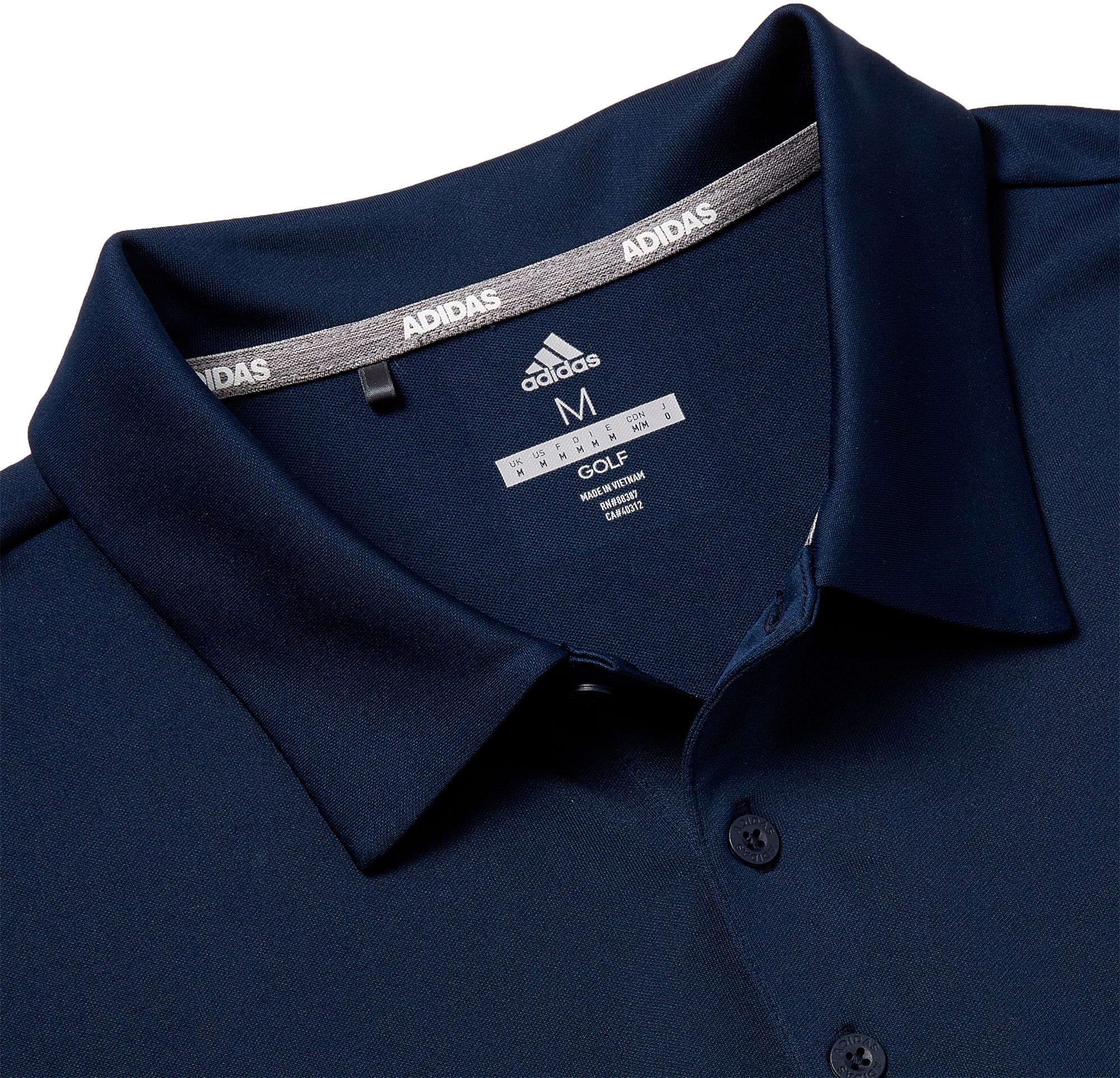 adidas men's advantage wide colorblock golf polo