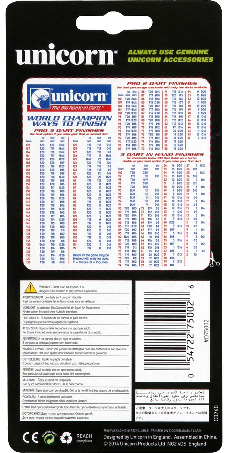 Unicorn Assorted Pack of Dart Flights product image