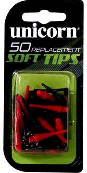 Unicorn 50 Pack of Replacement Soft Dart Tips product image
