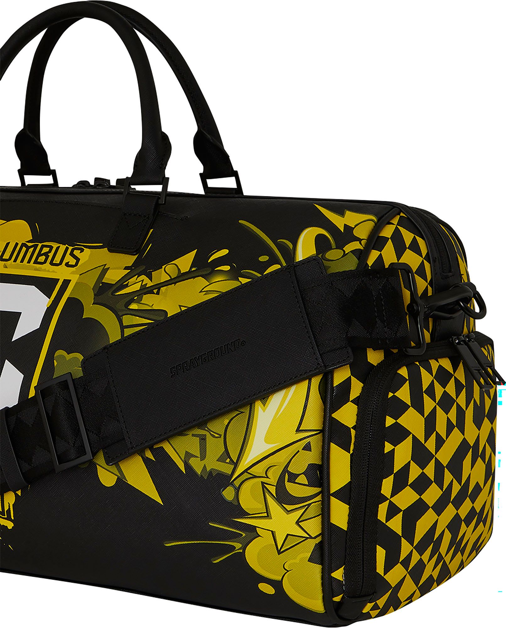 Sprayground Columbus Crew Graffiti Shark Duffle Bag product image