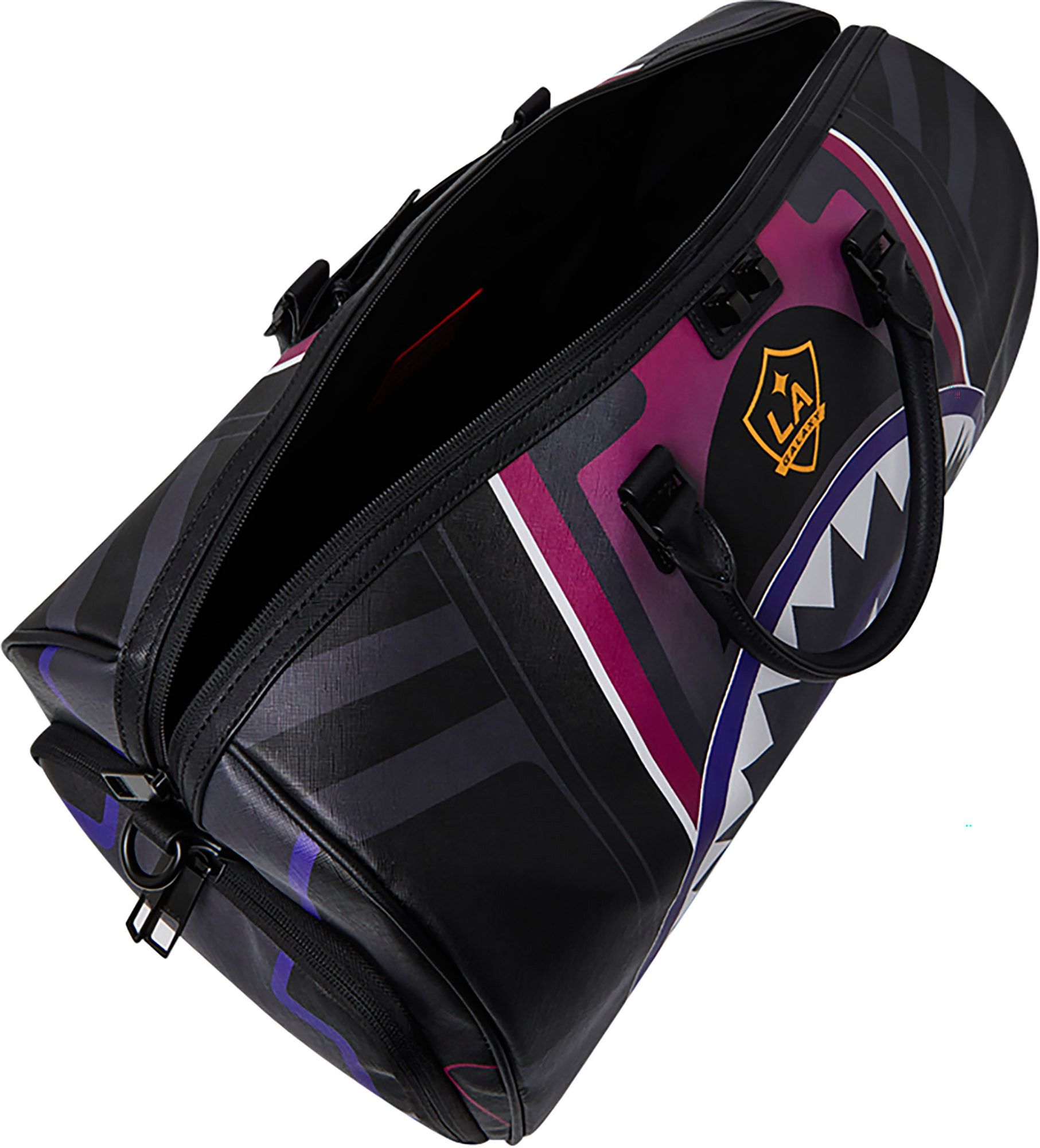 Sprayground LA Galaxy Stripe Shark Duffle Bag product image