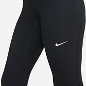 Nike Pro 365 Women\'s High-Rise 7/8 Leggings (Small, Dark Grey  Heather/Black/White)
