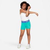 Nike Kids Pro Tight Shorts - White/Black – Azteca Soccer
