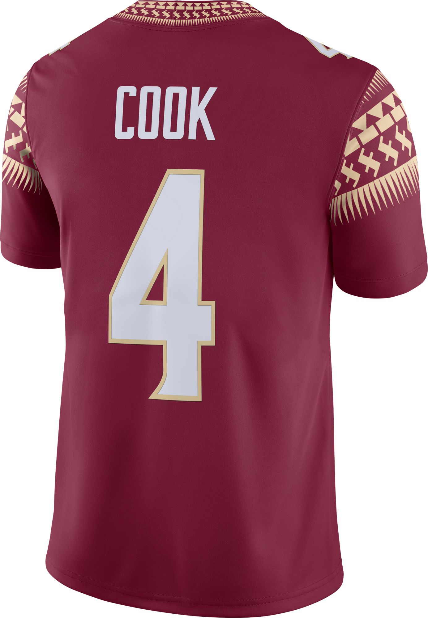 Nike Men's Florida State Seminoles Dalvin Cook #4 Garnet Dri-FIT Game Football Jersey product image