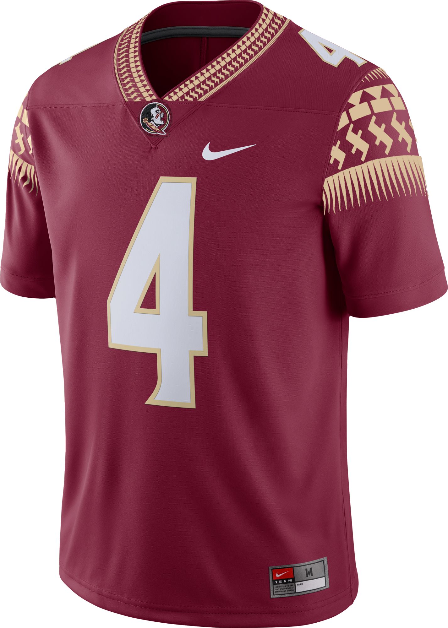 Nike Men's Florida State Seminoles Dalvin Cook #4 Garnet Dri-FIT Game Football Jersey product image