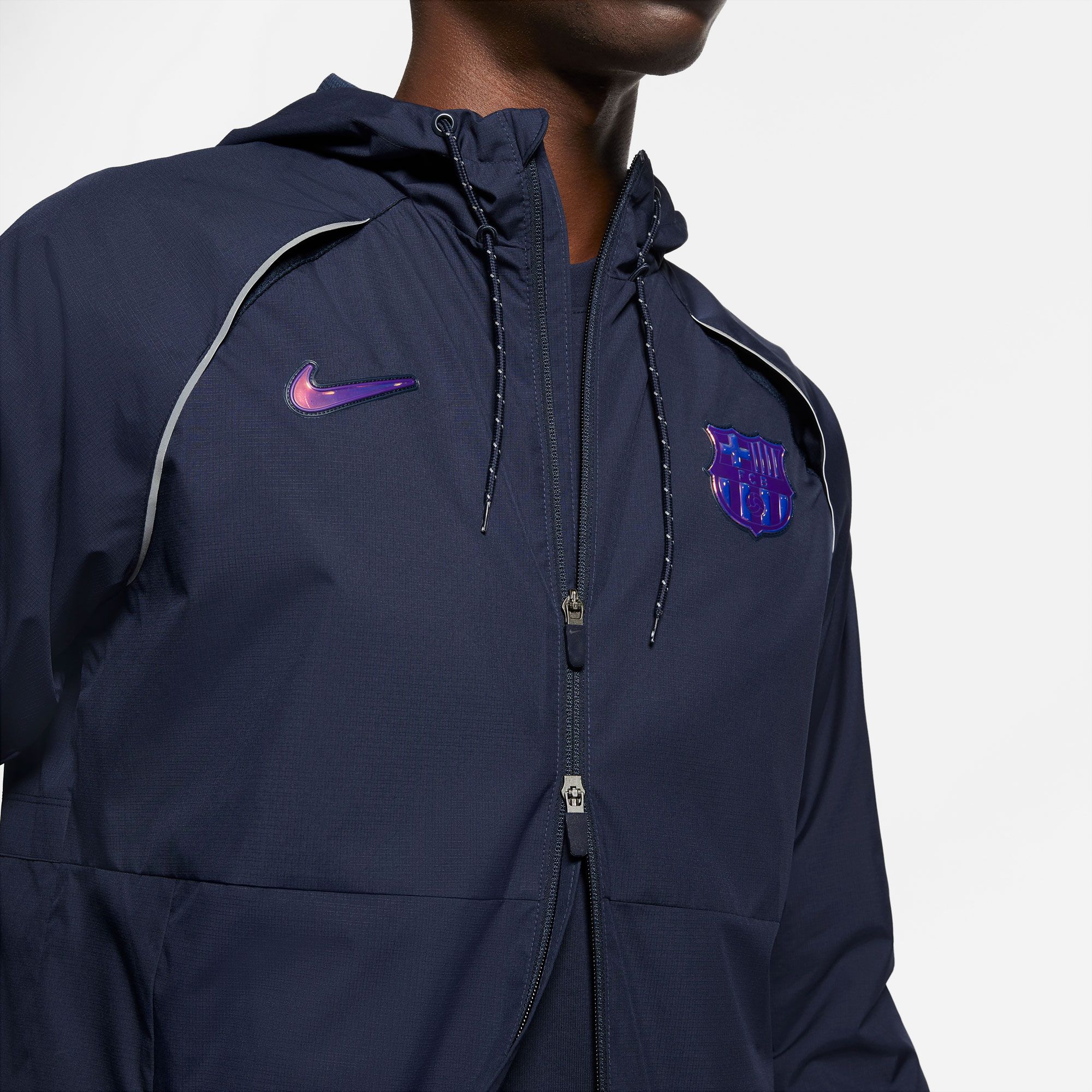 Nike Men's FC Barcelona Black AWF Jacket product image