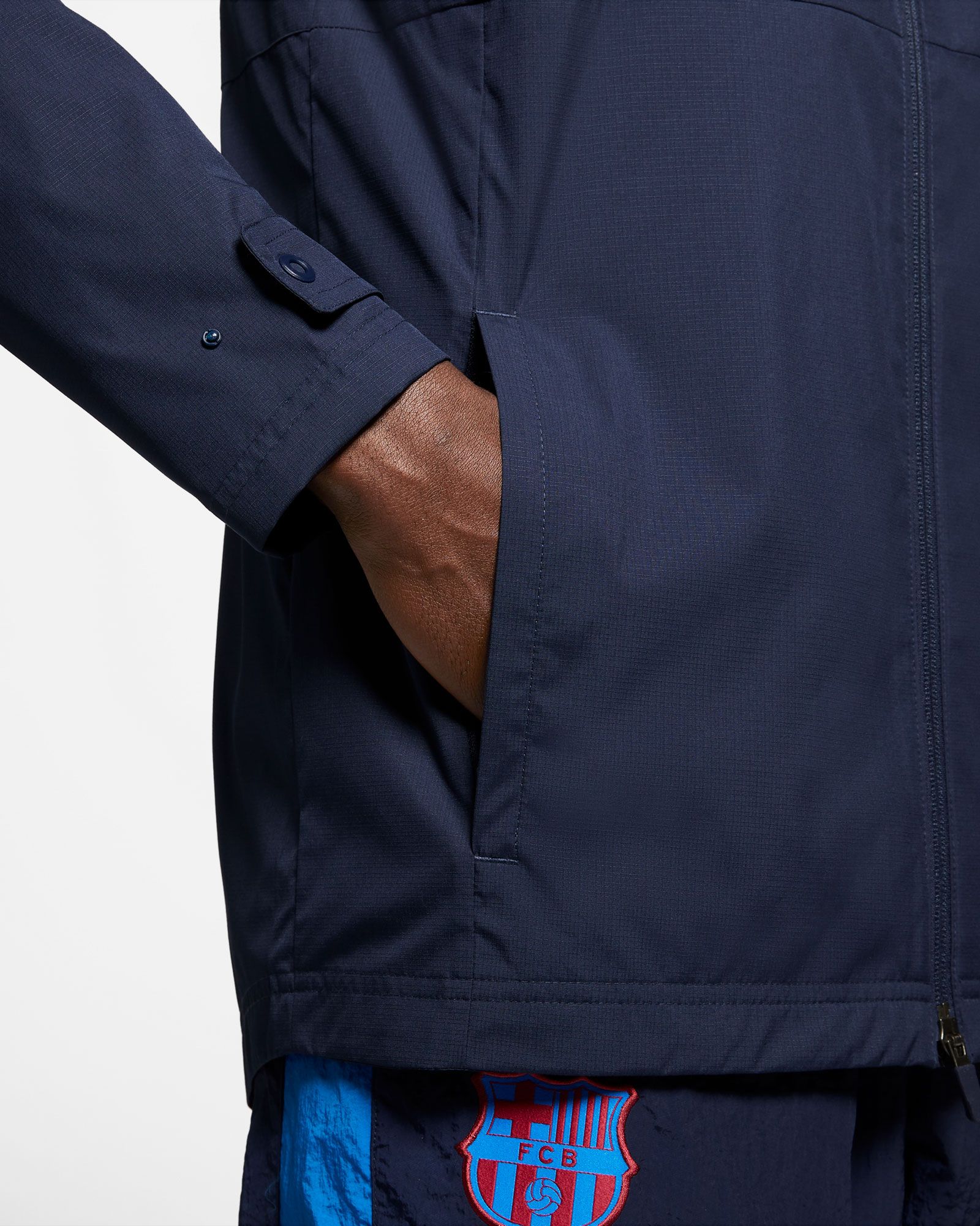 Nike Men's FC Barcelona Black AWF Jacket product image