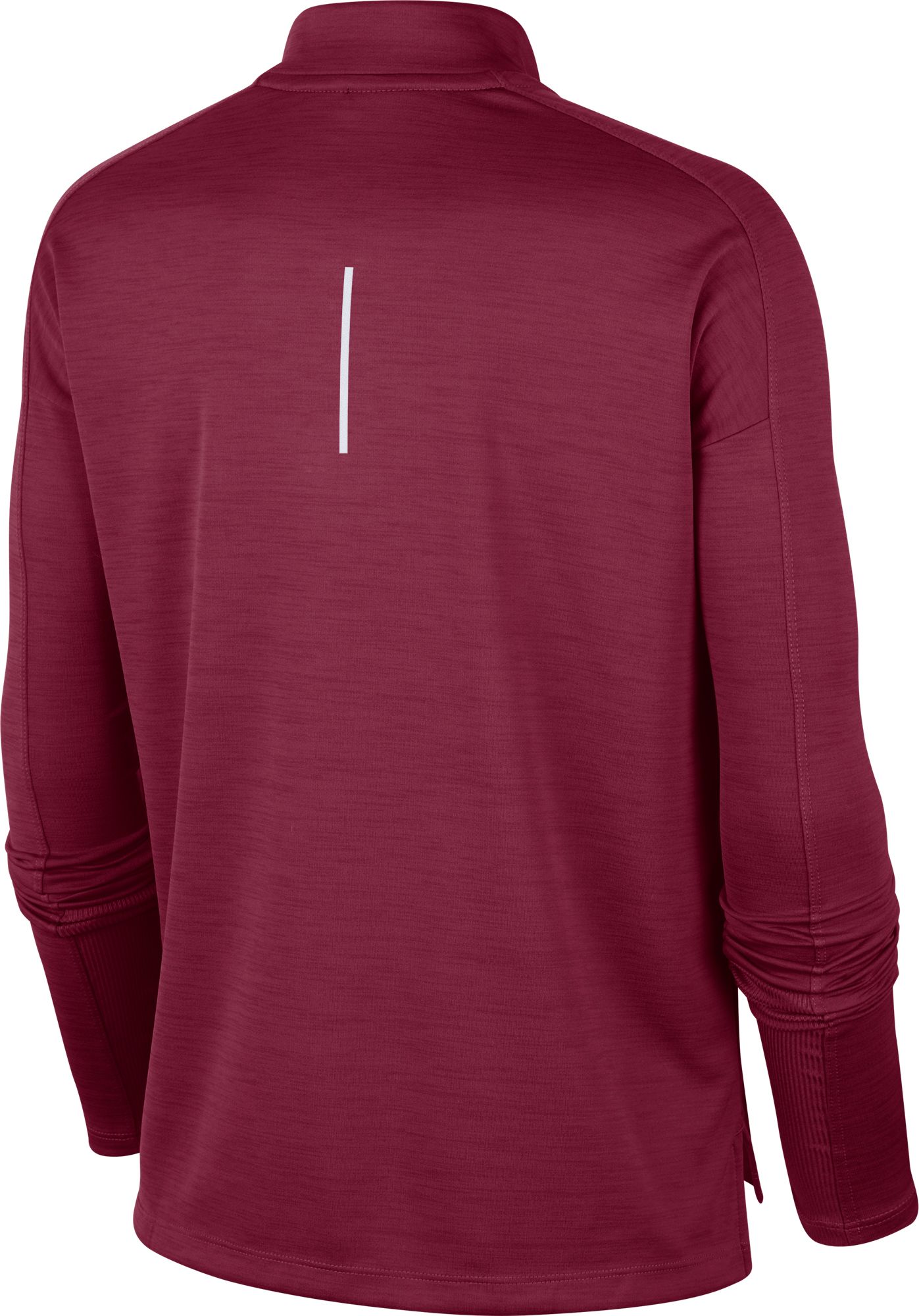 Nike Women's Florida State Seminoles Garnet Dri-FIT Pacer Quarter-Zip Shirt product image