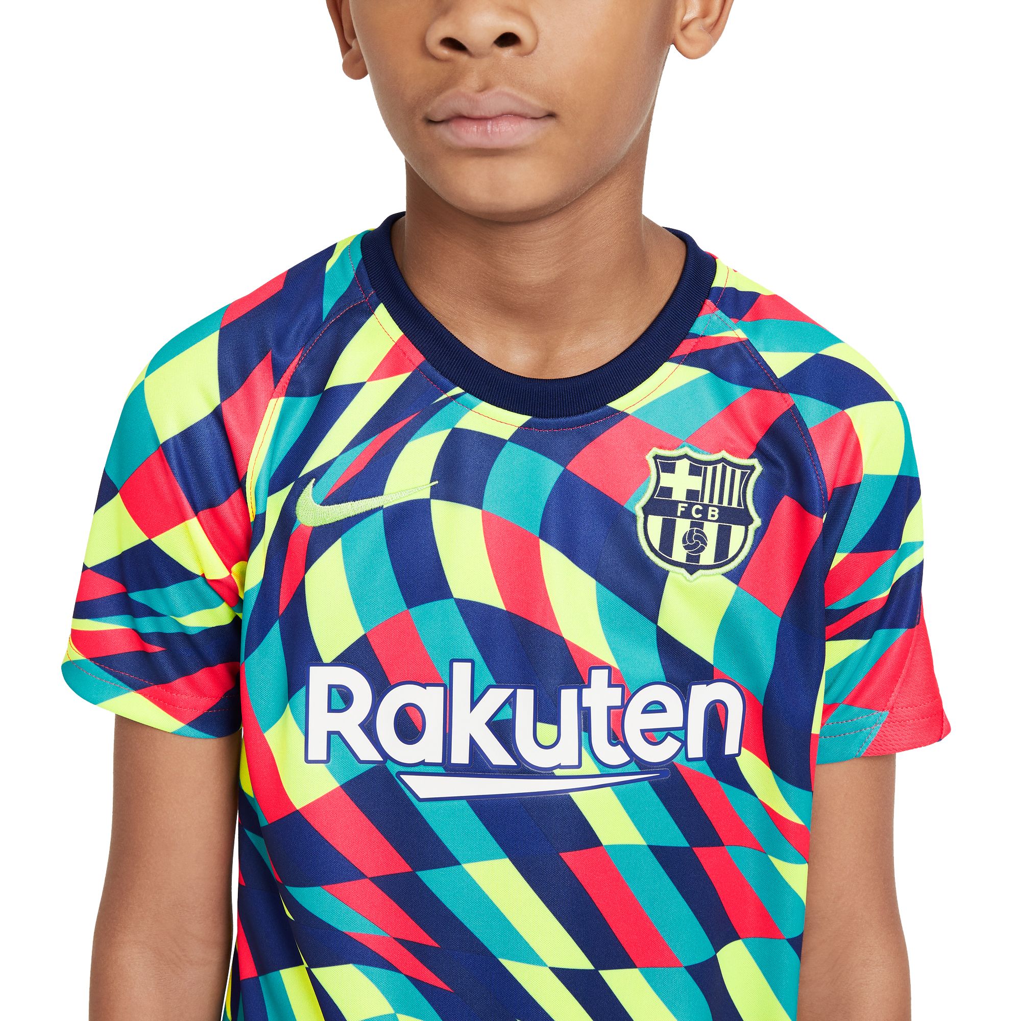 Nike Youth FC Barcelona Blue Prematch Jersey product image
