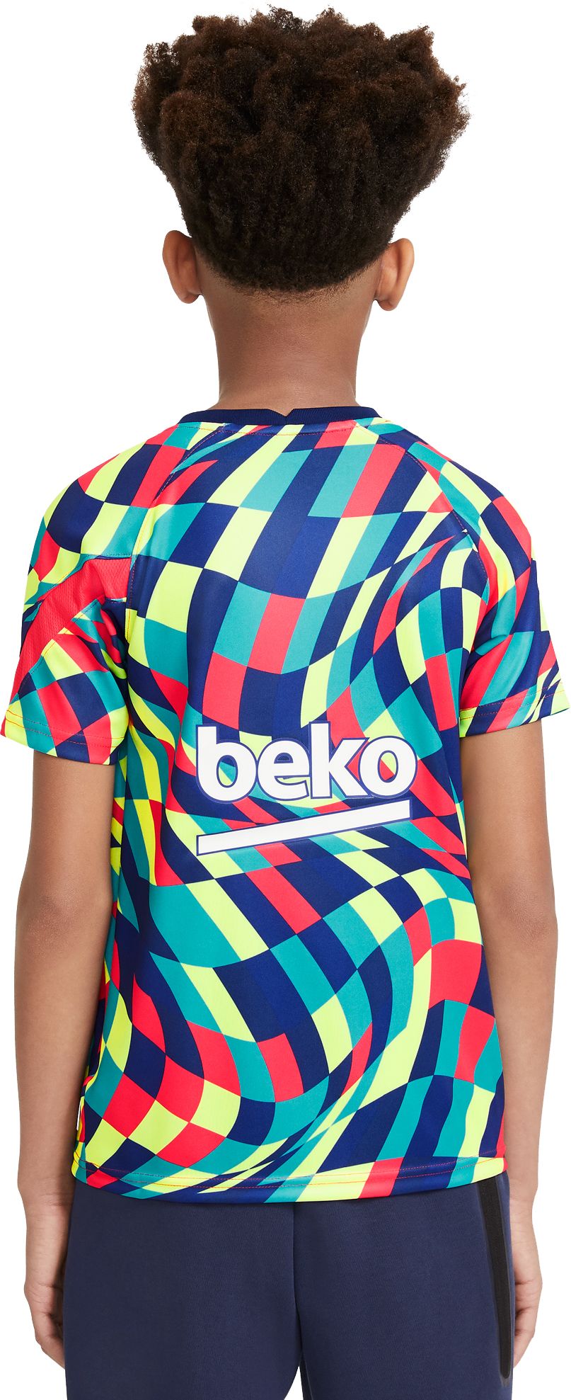 Nike Youth FC Barcelona Blue Prematch Jersey product image