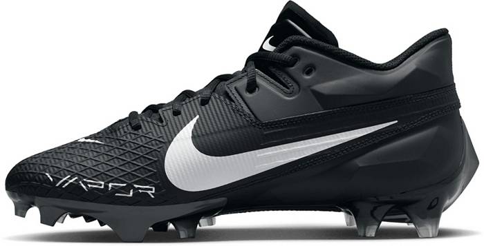 Nike Men's Vapor Edge Elite 360 2 Football Cleats, Size 11, Black/White