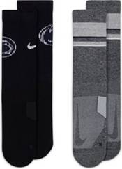 Nike Men's Penn State Nittany Lions Multiplier 2-Pair Crew Socks product image
