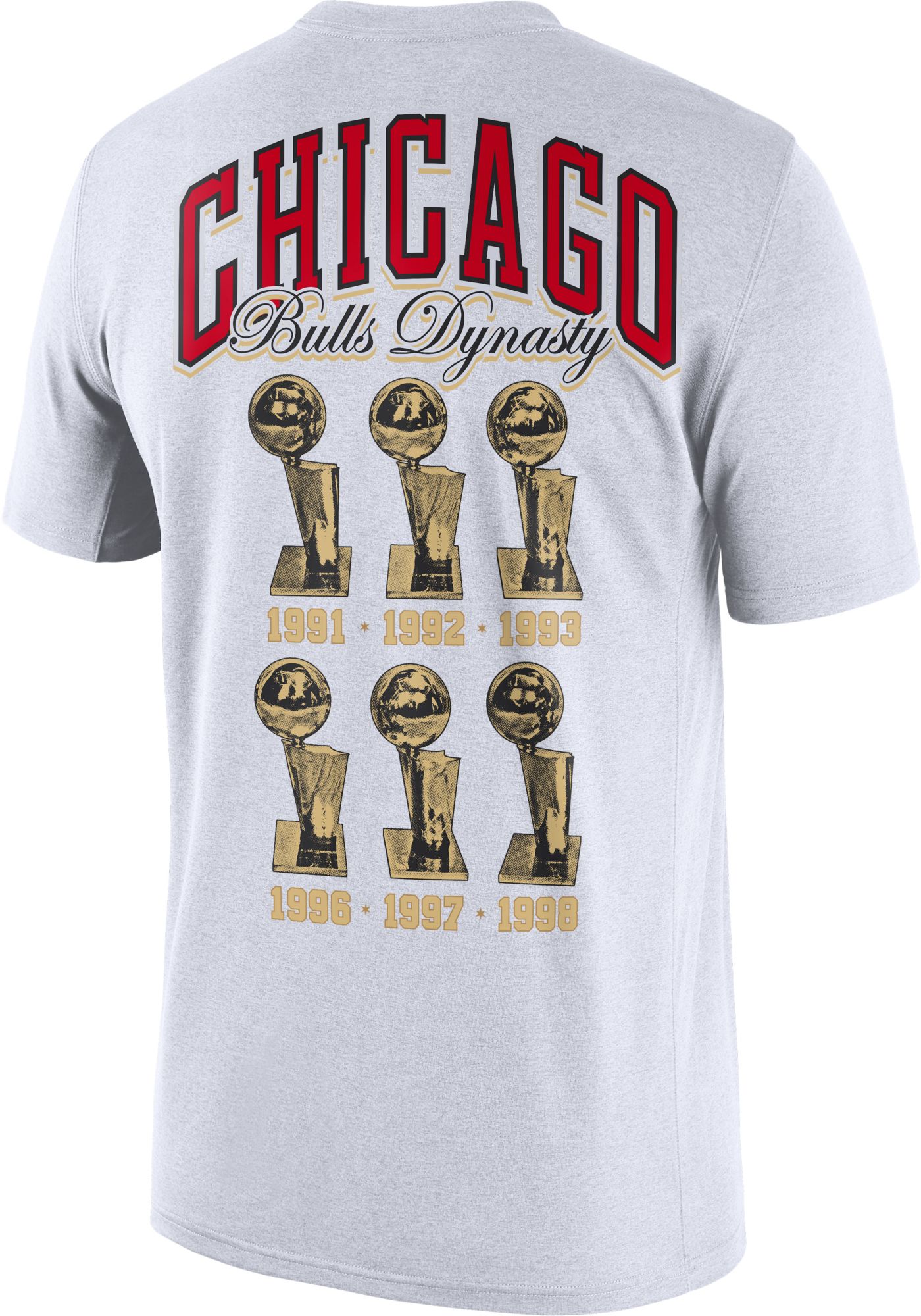Nike Men's 2021-22 City Edition Chicago Bulls White Story T-Shirt product image