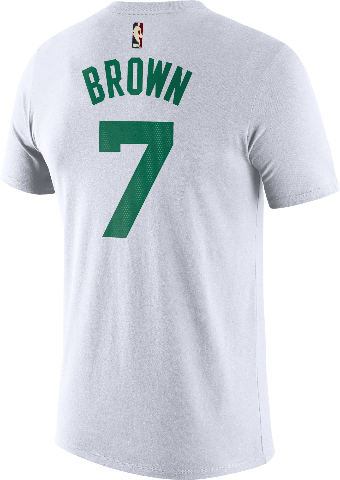 Nike Men's Year Zero Boston Celtics Jaylen Brown #7 White Player T-Shirt product image