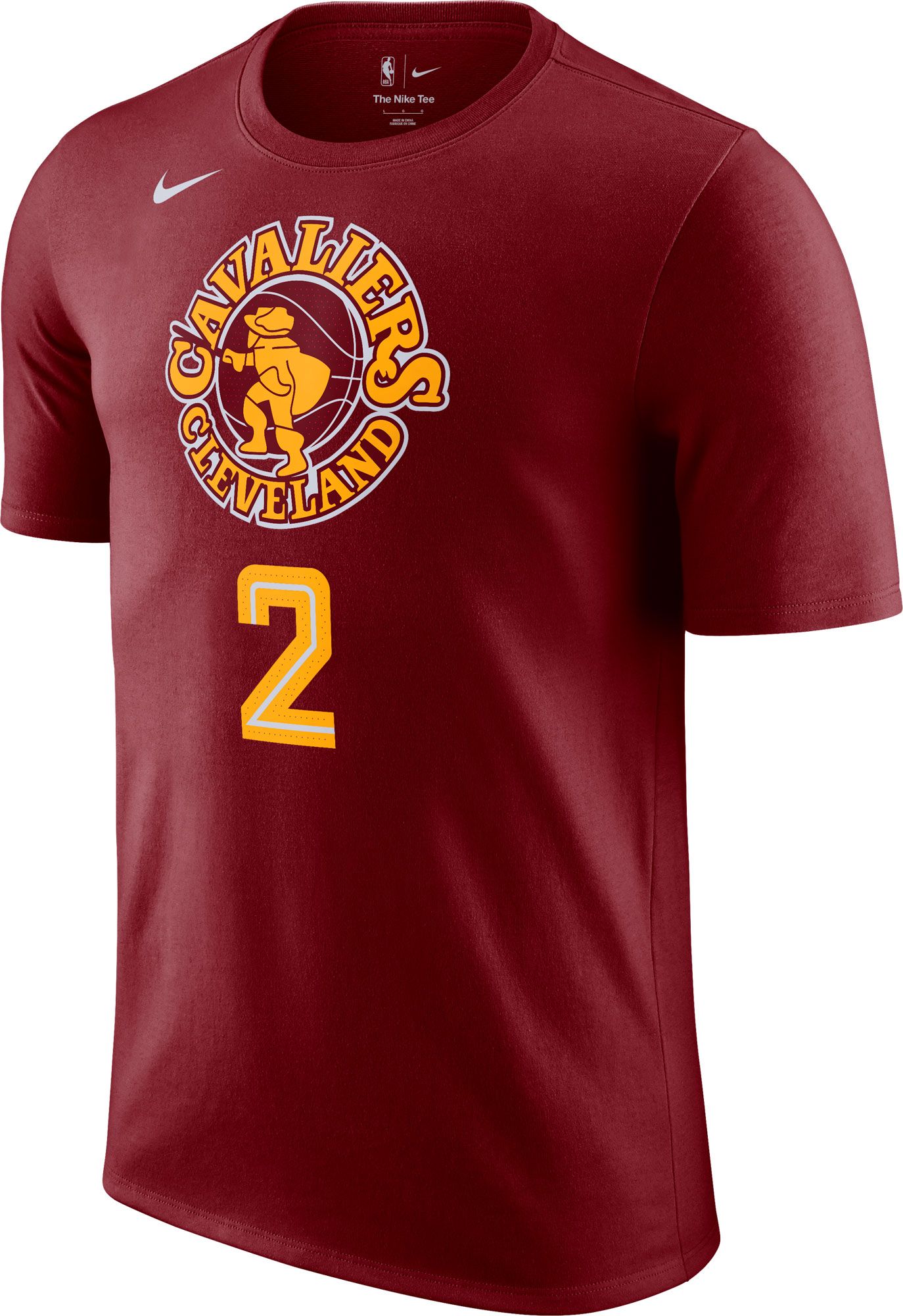 Nike Men's 2021-22 City Edition Cleveland Cavaliers Collin Sexton #2 Red Cotton T-Shirt product image