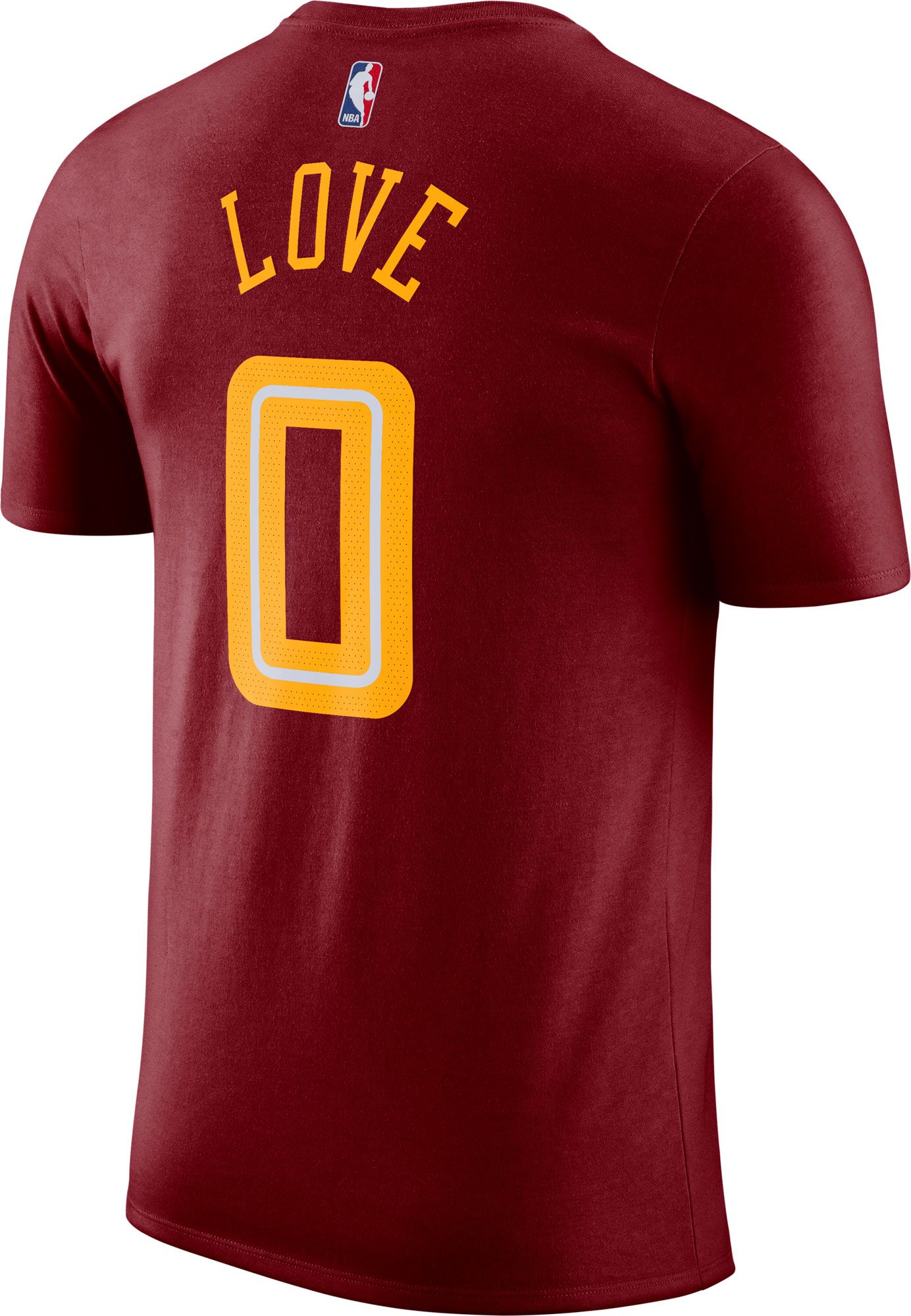 Nike Men's 2021-22 City Edition Cleveland Cavaliers Kevin Love #0 Red Cotton T-Shirt product image