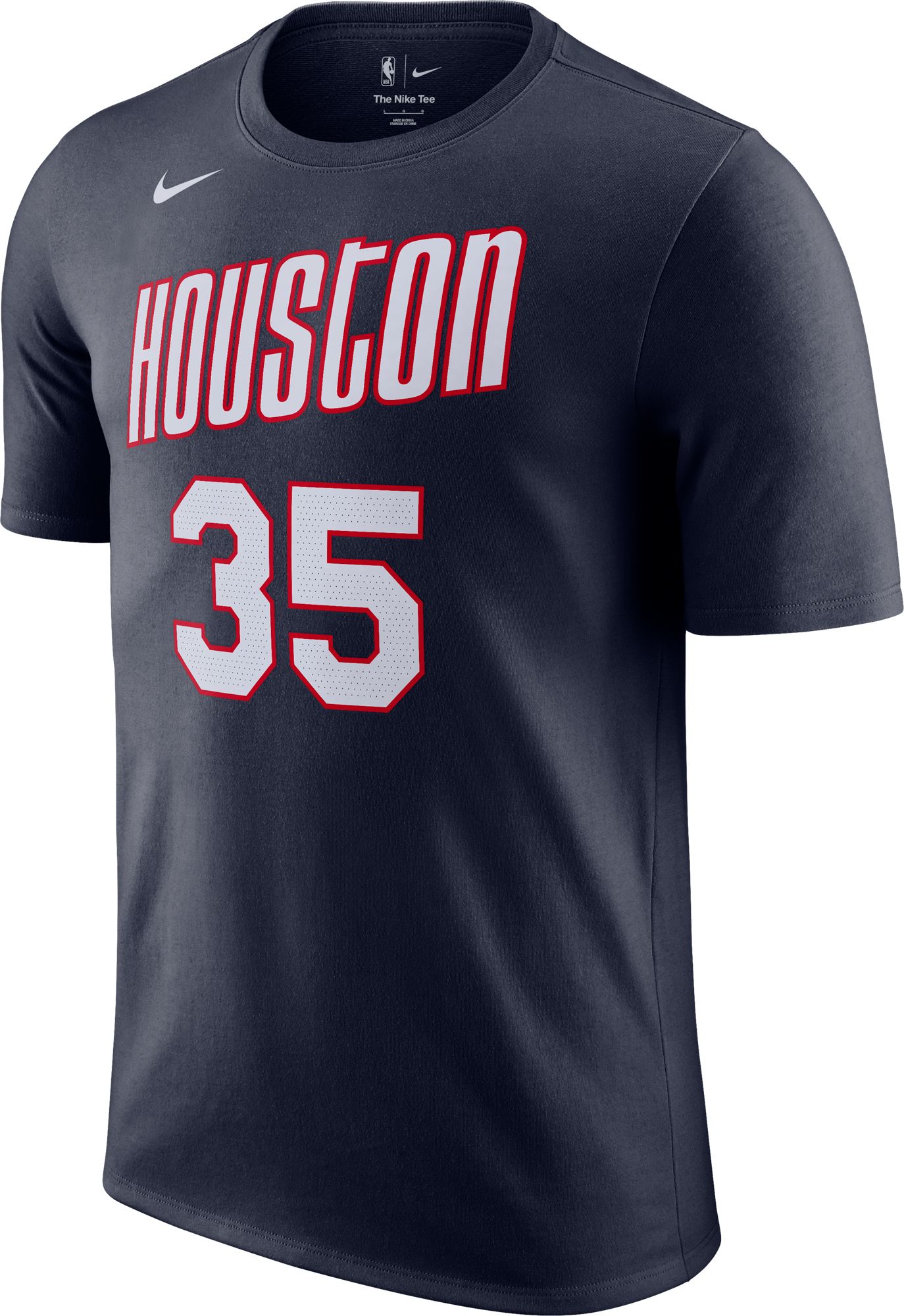 Nike Men's 2021-22 City Edition Houston Rockets Christian Wood #35 Blue T-Shirt product image