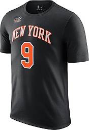 Nike Men's 2021-22 City Edition New York Knicks RJ Barrett #9 Black Cotton T-Shirt product image