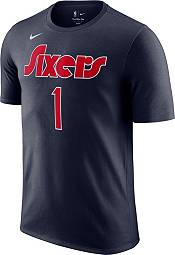Nike Men's 2021-22 City Edition Philadelphia 76ers James Harden #1 Navy T-Shirt product image
