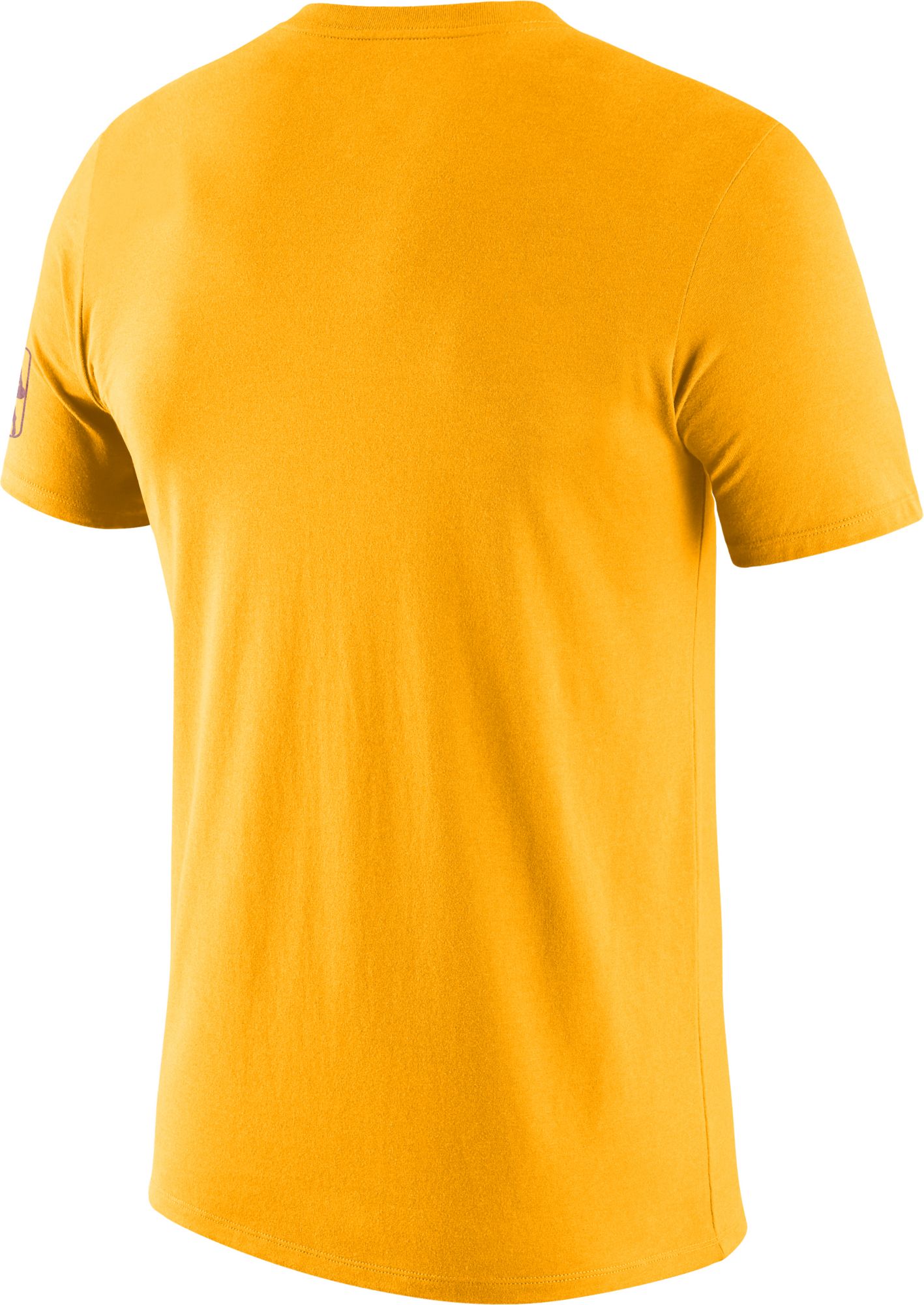 Nike Men's 2021-22 City Edition Cleveland Cavaliers Yellow Dri-Fit Logo T-Shirt product image