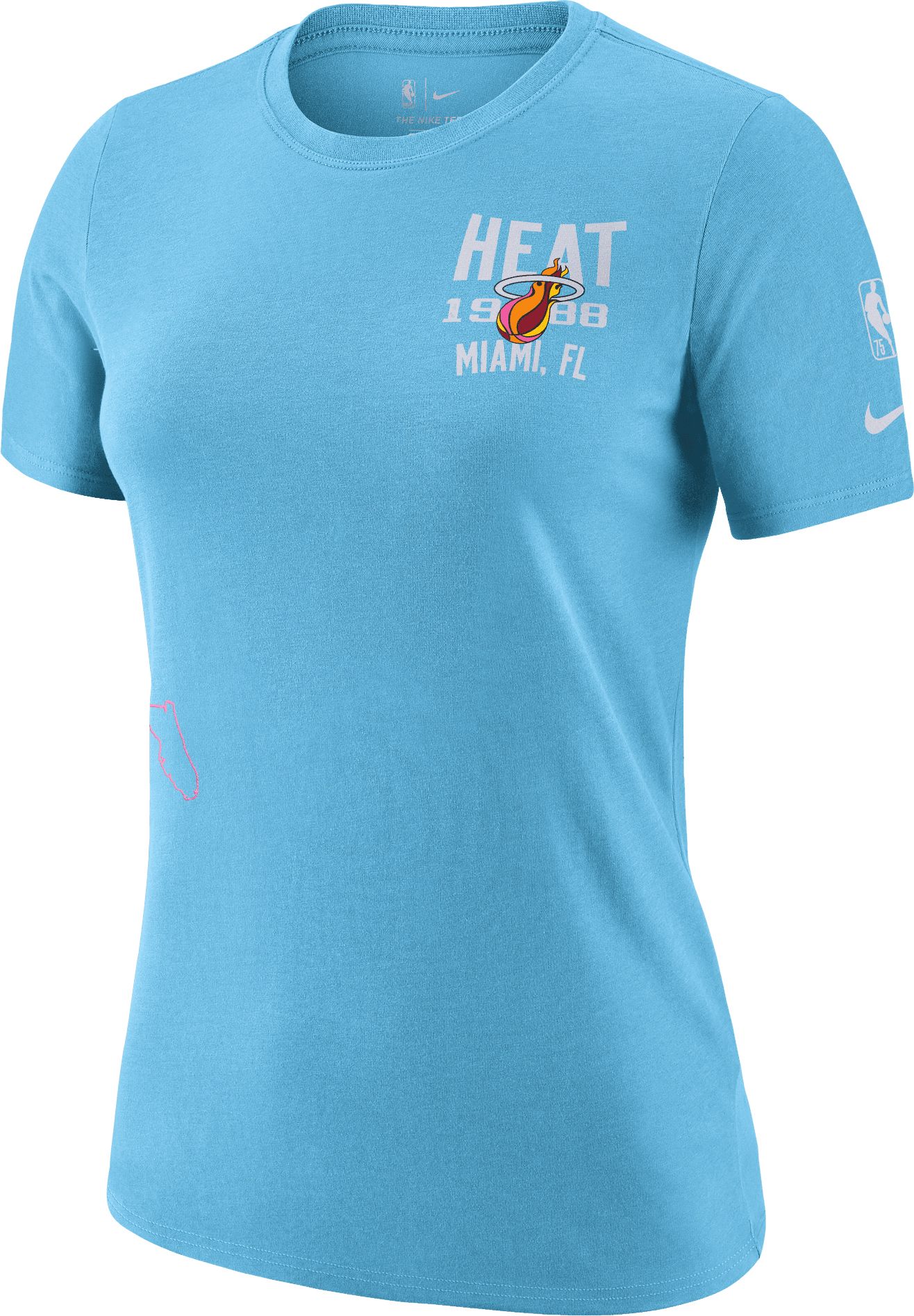 Nike Women's 2021-22 City Edition Miami Heat Blue T-Shirt product image